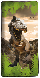 ROTH Serviette de bain pour enfants "Tyrannosaure