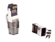 FLEXLINE Fiche RJ45 pour câble rond, cat.5-6A, blindé
