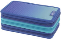 herlitz Etui scolaire TriCase "Dip Dye Blue", 31 pièces