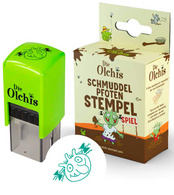 trodat Schmuddelpfoten-Stempel-Spiel "Olchis", Mädchen