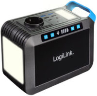 LogiLink Station de charge mobile, 200 watts, noir