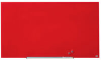 nobo Tableau en verre Impression Pro Widescreen, 85", rouge