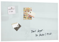 sigel tableau magnétique en verre "artverum", inscriptible