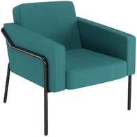 PAPERFLOW Fauteuil visiteur MEDSO KLASSIK L, tissu, bleu