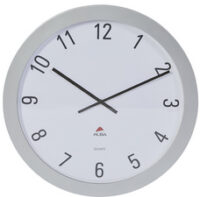 ALBA Horloge murale "HORGIANT", montre à quartz, gris métal