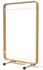 ALBA Vestiaire "BOX", mobile, (H)1.550 mm, bois / blanc