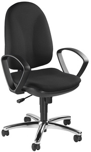 Topstar Fauteuil de bureau "Synchro Steel", noir