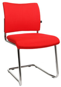 Topstar Chaise de bureau "rembourrage Visit 20", rouge