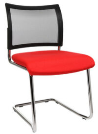 Topstar Chaise de bureau "filet Visit 20", rouge