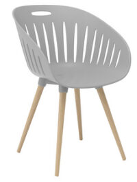 Topstar Chaise d'extérieur "T2023", set de 2, gris clair