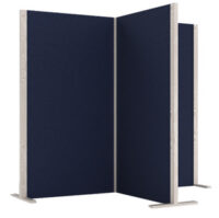 magnetoplan Cloison acoustique Wood Series, cube, bleu