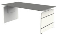 kerkmann Table annexe avec piètement panneau Form 4,graphite