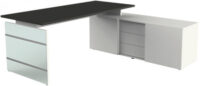 kerkmann Bureau complet LUGANO, anthracite