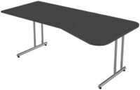 kerkmann Bureau pour PC Start Up, piètement en C, anthracite
