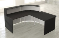 kerkmann Comptoir d'accueil Cento 4, blanc/anthracite