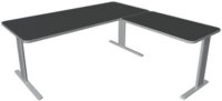 kerkmann Bureau UNIC avec extension, (L)2.000 mm, anthracite