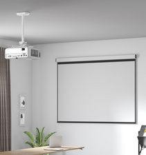 LogiLink Support de plafond pour vidéoprojecteur, blanc – Image 3