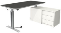 kerkmann Poste de travail complet Move 1 Style, anthracite