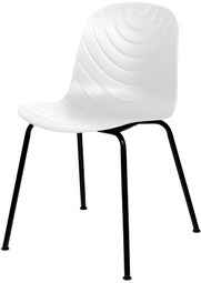 PAPERFLOW Chaise visiteur VERTIGO, set de 2, blanc