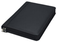 Alassio serviette classeur "BOSA", A4, cuir nappa, noir