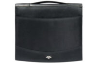 WEDO Porte-documents Elegance, A4, similicuir/nylon, noir