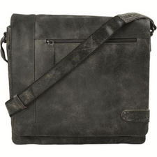 PRIDE&SOUL Sac à bandoulière "JUMPER", cuir, noir