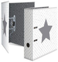 HERMA Classeur à levier "Stars", pointillés en blanc, A4