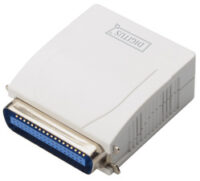 DIGITUS Serveur d'impression Fast Ethernet, parallèle, blanc
