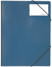DURABLE Chemise à élastiques Premium, A4, bleu foncé