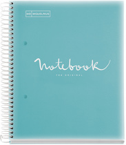 MIQUELRIUS Cahier à spirale "Notebook EMOTIONS", A5, bleu