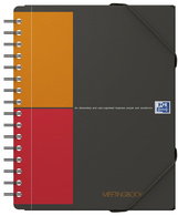 Oxford International Cahier "MEETINGBOOK", quadrillé, A5+