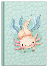 RNK Verlag Carnet de notes "Axolotl", A5, 96 feuilles