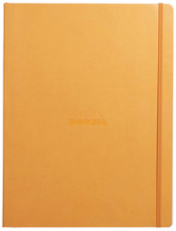 RHODIA Carnet de notes RHODIARAMA, A4+, ligné, orange