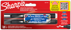 Sharpie Bullet Marqueur créatif, pointe ogive, blister de 12 – Image 2