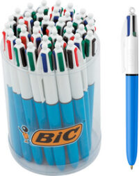 BIC Stylo à bille 4Colours Original, présentoir de comptoir
