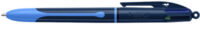 BIC Stylo à bille rétractable 4 Colours Smooth Drop, S