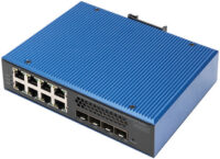 DIGITUS Switch industriel PoE Gigabit Ethernet manageable L3