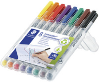 STAEDTLER Marqueur non permanent 311S Lumocolor, étui de 8