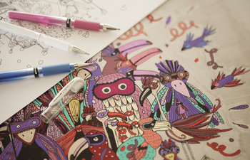 uni-ball Stylo roller à encre gel SIGNO broad UM-153, étui – Image 3