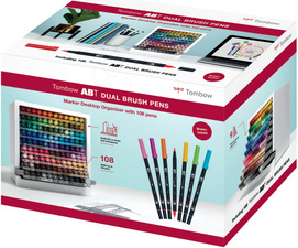Tombow Feutre double pointe "ABT DUAL BRUSH PEN", organiseur – Image 2