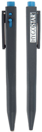 HYGOSTAR Stylo à bille rétractable DETECT, détectable, noir