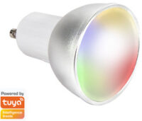 LogiLink Ampoule LED WiFi Smart, compatible Tuya, blanc