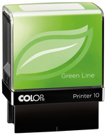 COLOP Tampon pour texte Printer 10 Green Line, 3 lignes