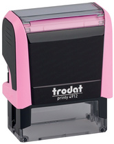 trodat Tampon automatique à texte Printy 4912 4.0, rose