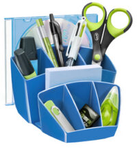 CEP Multipot à crayons GLOSS, 8 compartiments, bleu océan