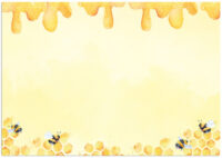 RNK Verlag Sous-mains en papier "Honey", uni