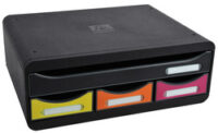 EXACOMPTA Module de classement TOOLBOX MINI, 4 tiroirs,