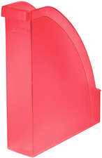 LEITZ Porte-revue Plus, A4, polystyrène, rouge translucide