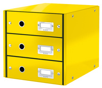 LEITZ Bloc de classement Click & Store WOW, jaune