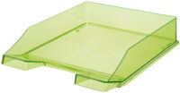 HAN Corbeille à courrier KLASSIK TRANSPARENT, A4, vert
